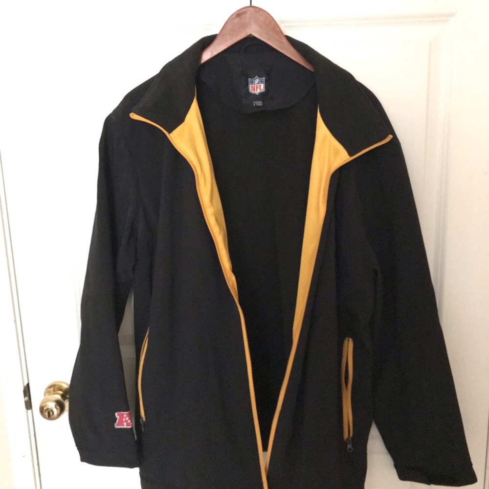 Authentic NFL Jacket, Pittsburgh Steelers,Size XXL